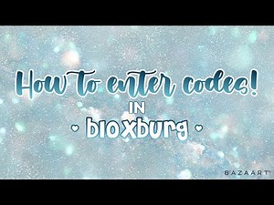 How to enter codes on Roblox! | TUTORIAL! | Roblox Bloxburg
