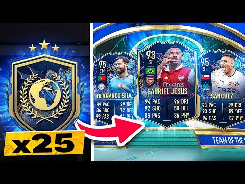 FIFA 23 25 x community TOTS upgrade packs!