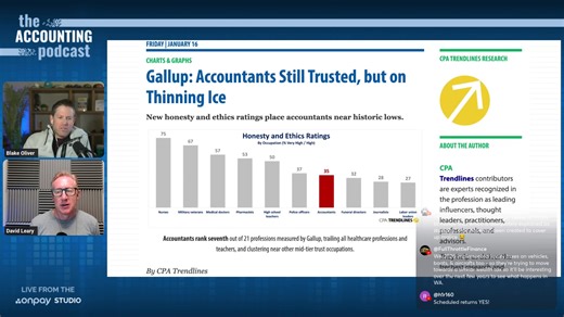 The Accounting Podcast is the world's #1 podcast for accounting and tax pros. Join us weekly for a roundup of accounting news, analysis, and interviews. Plus, earn free NASBA-approved CPE credits for listening with the Earmark app. Sign up for free at https://earmark.app | The Accounting Podcast