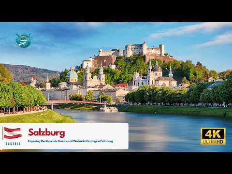 Salzburg Old Town Walking Tour 4K | Must-See Scenic Austria City Walk