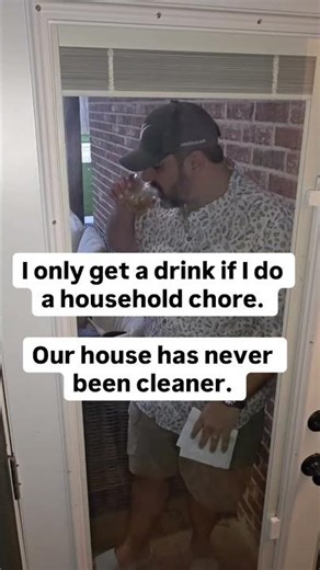 Marriage hack unlocked... suddenly this man is detailing the entire house like he’s in the Olympics