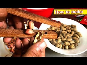 Best Peanut Shelling Tool Made from Your Homemade Materials | Fast and Easy - Creative Channel