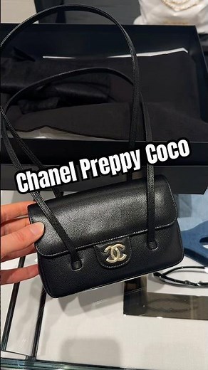 First look at the hyped Chanel Preppy Coco / Chanel 26🖤 #chanel #chanel26 #preppycoco