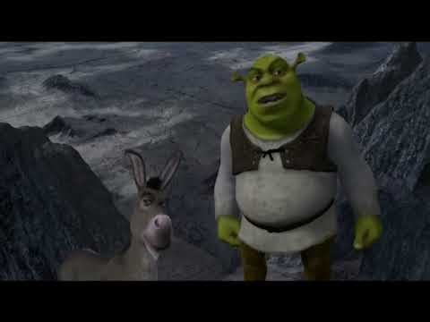 Shrek 1 - "Podrias avisar antes de zurrarte, me has pillado con la boca abierta" (Castellano)