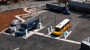 Electric Island: See First Charging Site Designed For Big Trucks