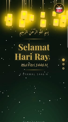 bikin video ucapan selamat hari raya idul fitri 1447 pake html css #script #lebaran #ramadhan