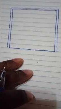 Drawing a LCD TV Monitor #drawing easy drawing step by step