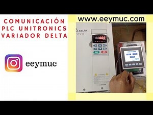 🏭 Variador Delta VFD-B y PLC Unitronics Vision 350
