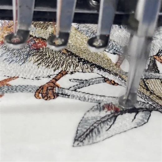 Chirping Birds Machine Embroidery Design Tree Bird on Branch Embroidery Pattern Songbird Embroidery File Nature Machine Embroidery Designs - Etsy