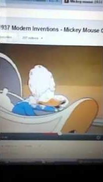 Robot nurse maid and Donald duck