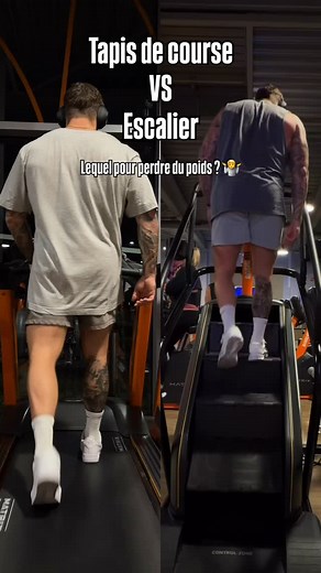 Stairmaster « escaliers » vs Tapis : lequel est le meilleur pour perdre du poids ? Dans cette vidéo, je te montre les deux… mais voici ce que tu dois vraiment comprendre 👇 À mon sens, le Stairmaster brûle plus de calories en moins de temps, c’est vrai. Mais il fait aussi exploser ta fréquence cardiaque, ce qui peut t’aider à utiliser du gras… tout en augmentant le risque de brûler du muscle — et ça, c’est exactement l’inverse de ton objectif si tu veux une perte de poids durable et un physique 