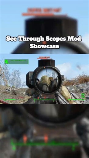 Fallout: See Through Scopes Mod Showcase