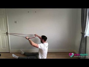 Banded Face Pull- Home Workout