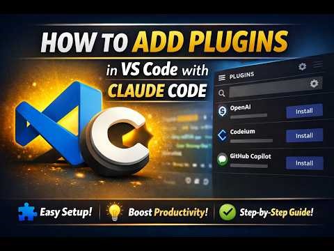 Add Plugins in VS Code using Claude Code Extension (Easy Tutorial)