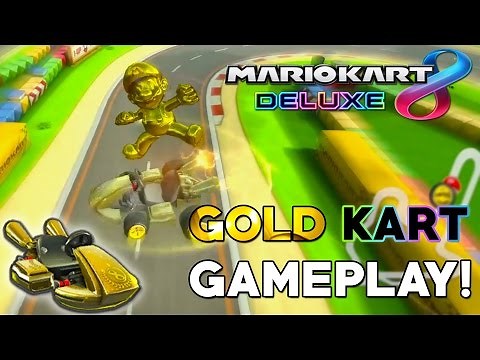 Mario Kart 8 Deluxe - Gold KART Gameplay & How To Unlock!