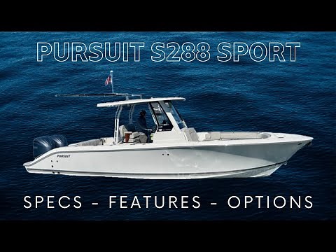 New 2024 Pursuit S288 Sport Walkthrough Boat Review