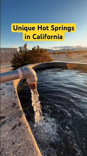 Unique Hot Springs in California 💧💦