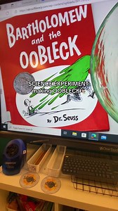 Messy Science Experiment: Making Oobleck in Second Grade Classroom