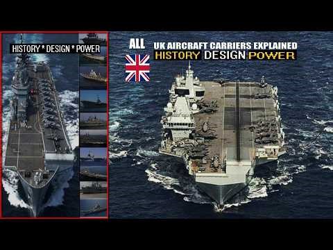 UK Aircraft Carriers Explained, History, Design, and Power