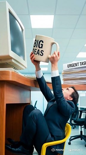 Office Stress Level: Hiding Under the Desk 😅”