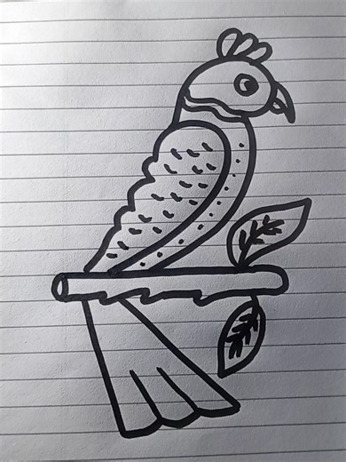 Learn to Draw Beautiful Birds Using Number 2