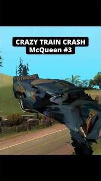 Super Speed Crazy Train Crashes vs Lightning McQueen PT.3 | GTA San Andreas #gta #gaming #crashtest