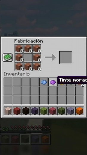 COMO HACER / CRAFTEAR UNA TERRACOTA DE COLOR EN MINECRAFT #short #gaming #minecraft #tutorial