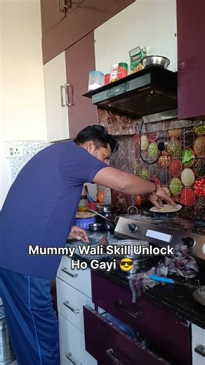Ab Hoga Comeback 🫡 | #shorts #shortsfeed #funny #comedy #kitchen #skills #latent #roti #komedi