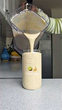 healthy delicious kiwi banana smoothie #recipe #healthy #smoothie