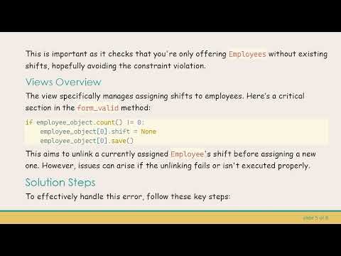 Resolving UNIQUE constraint failed Error with OneToOneField in Django