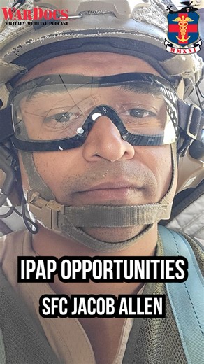 WarDocs Podcast on Instagram: "Become a Military PA 🎙️ Did you know that 40% of IPAP students come from non-medical backgrounds? SFC Jacob Allen highlights the diverse career paths that lead to the Interservice Physician Assistant Program. Whether you are in combat arms or support, the opportunity to become a Physician Assistant is within reach. Check out this clip for more on career transitions in the Army! Listen to the full episode on all major podcast platforms and YouTube. #IPAP #Physician