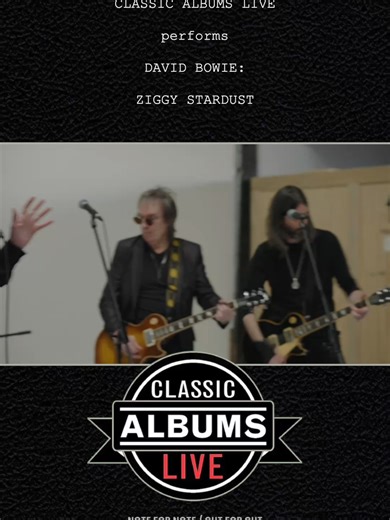 CLASSIC ALBUMS LIVE performs DAVID BOWIE: ZIGGY STARDUST (Promo Video) For concert schedule, tickets, information & more, visit: www.classicalbumslive.com #music#albums#classicrock #classicrocktiktok #concertseries #concerts #musicians #coversong #davidbowie #bowie #ziggystardust