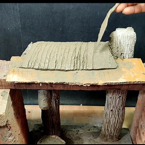 1.2M views · 11K reactions | Beautiful Hut waterfall fountain making idea use cement and sand DIY | 3 minutes diy | Facebook