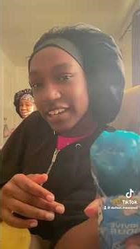 Trying a blue raspberry pickle