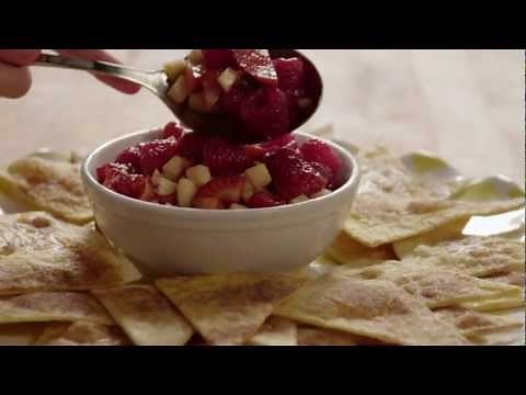 How to Make Fruit Salsa and Cinnamon Chips | Allrecipes.com
