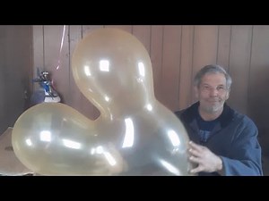 Inflating a Giant Mouse Balloon with a Vintage Balloon Inflator