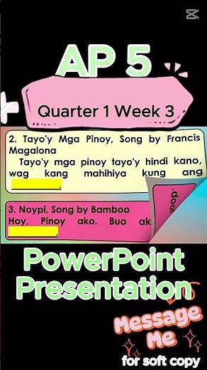 Araling Panlipunan 5 Quarter 1 Week 3 - MATATAG PowerPoint Presentation