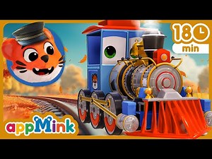 🚂🍂🍁 Choo-Choo Through Fall! 🌈🌳🏞️ Train's Colorful Countryside Learning 🏞️💨 #appmink