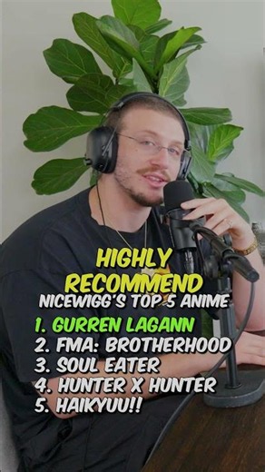 The Top 5 Anime of ALL TIME (ft. ‪@NiceWigg‬ )