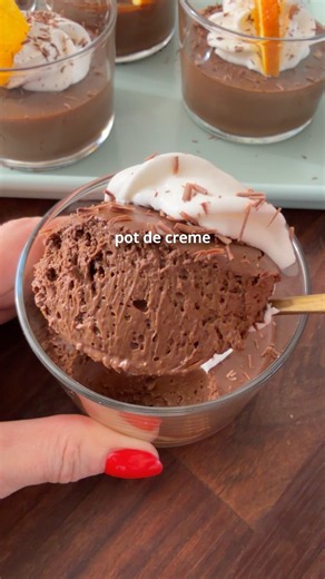 Blender Chocolate Chip Pots de Crème