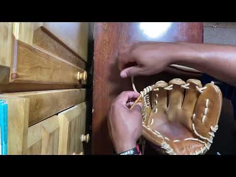HOW TO RELACE FINGERS OF BASEBALL GLOVE- HOW TO RELACE A BASEBALL GLOVE ￼(STEP-BY-STEP)