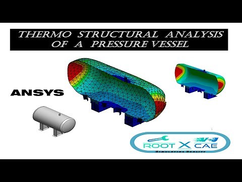 Thermal, Structural & Modal Analysis of a Pressure Vessel || Full Basic Tutorial || ANSYS Workbench
