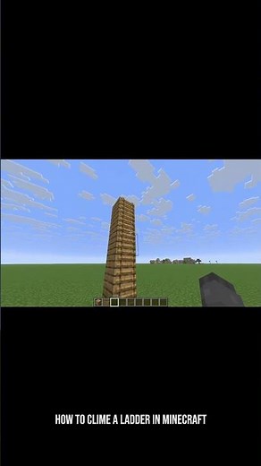 How to climb a ladder Minecraft 100% working full guide.