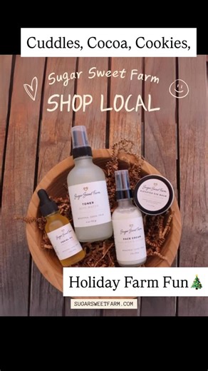Sugar Sweet Farm on Instagram: "Come cozy up with our goats, mini donkeys, mini horses, and llamas this holiday season at Sugar Sweet Farm’s “Shop & Cuddle” event! 💕 Enjoy an hour of animal cuddles, then pop by our farm stand to shop handmade gifts like goat milk soaps, lotions, and candles — all locally made and sustainable. 🎟️ $32 per person — includes a $10 gift certificate for same-day shopping! 🕒 Hourly appointments available. Tap the link in bio to reserve your time! 🌾 #SugarSweetFarm 