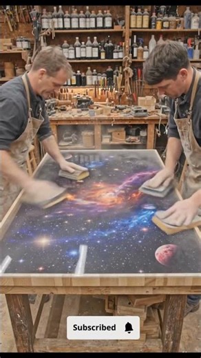 You Won’t Believe How This Galaxy Table Was Made! 🌌✨