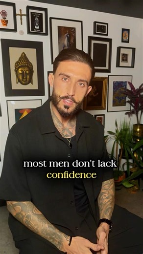Most men don’t lack confidence. They lack self-command. #introvert #datingadviceformen #shorts