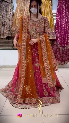Discover the Elegance of Pakistani Bridal Dresses at Zarripalace #partywear