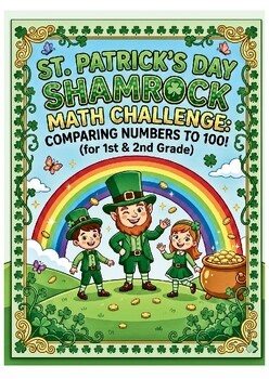 St. Patrick’s Day Shamrock Math Challenge | Comparing Numbers to 100 Worksheets