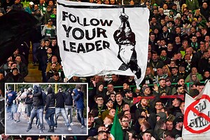 Lazio thugs plotting ambush on Celtic fans in Rome after Mussolini banner