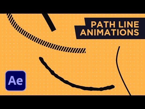 Create easy line path animations in After Effects | Motion Graphics Tutorial